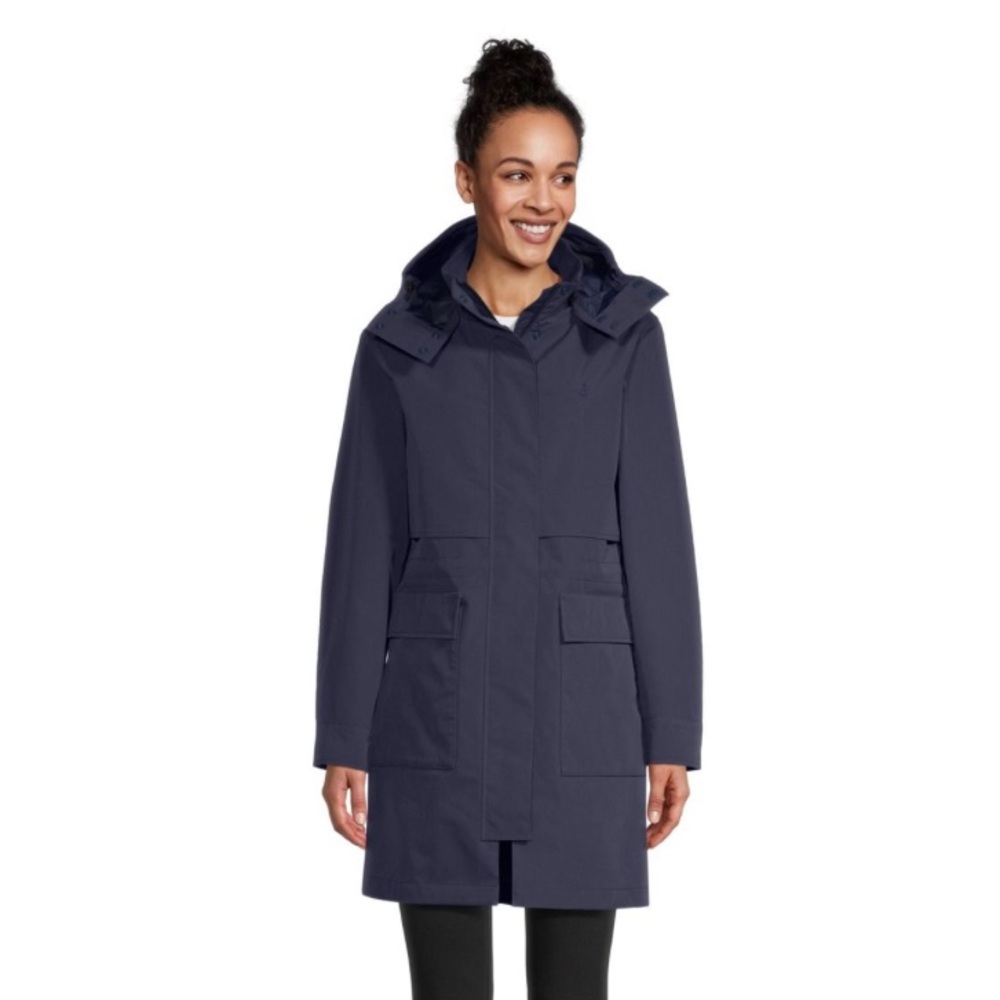 Ripzone rain jacket rain parka dark navy